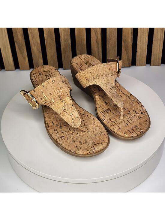 AEROSOLES Shoes - NEW - Aerosoles Izola Women’s Wedge Sandals Comfort Slide Shoes Size 6